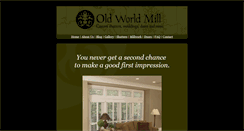 Desktop Screenshot of oldworldmill.net
