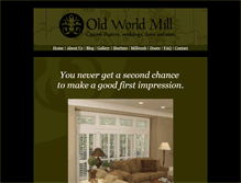 Tablet Screenshot of oldworldmill.net